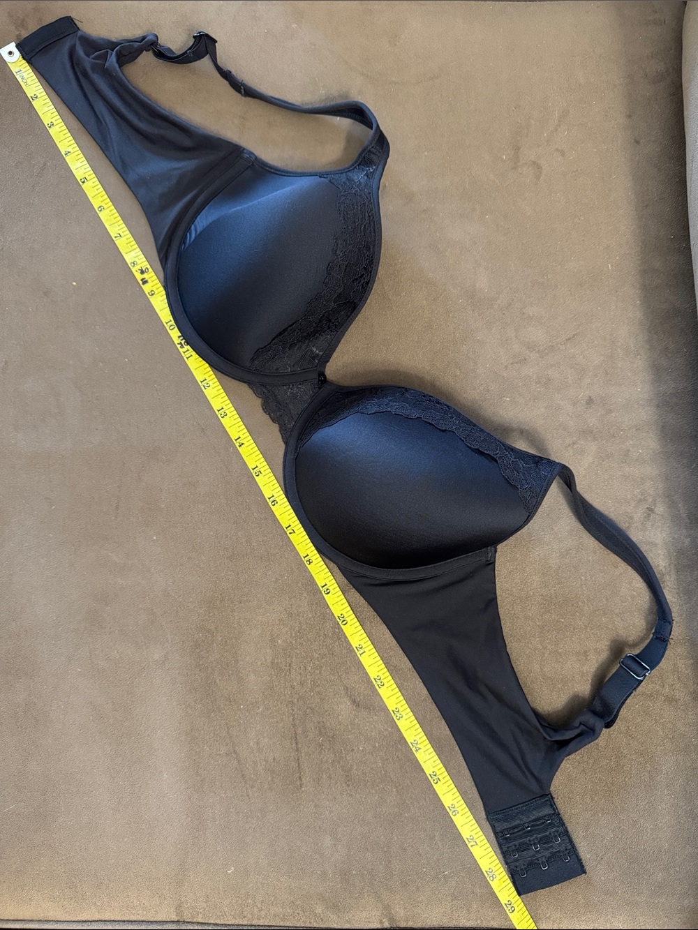 Bali Black Lace T-Shirt Bra